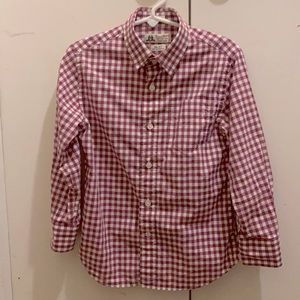 Boys size 4/5 Gingham Crewcuts Shirt